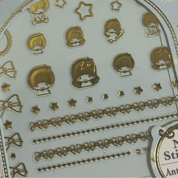 RARE 2014 Little Twin Stars Nail Stickers From Japan - Picture 3 of 5